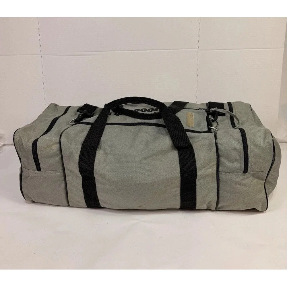 Vtg BF Goodrich 1991 FINAL FOUR INDIANAPOLIS Duffel Bag Gray Canvas Carry On